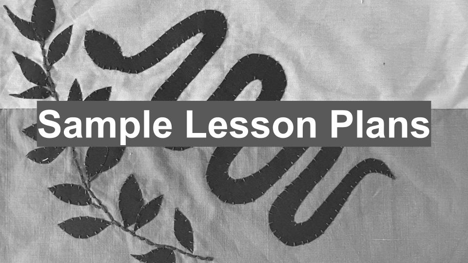 Sample Lesson Plans